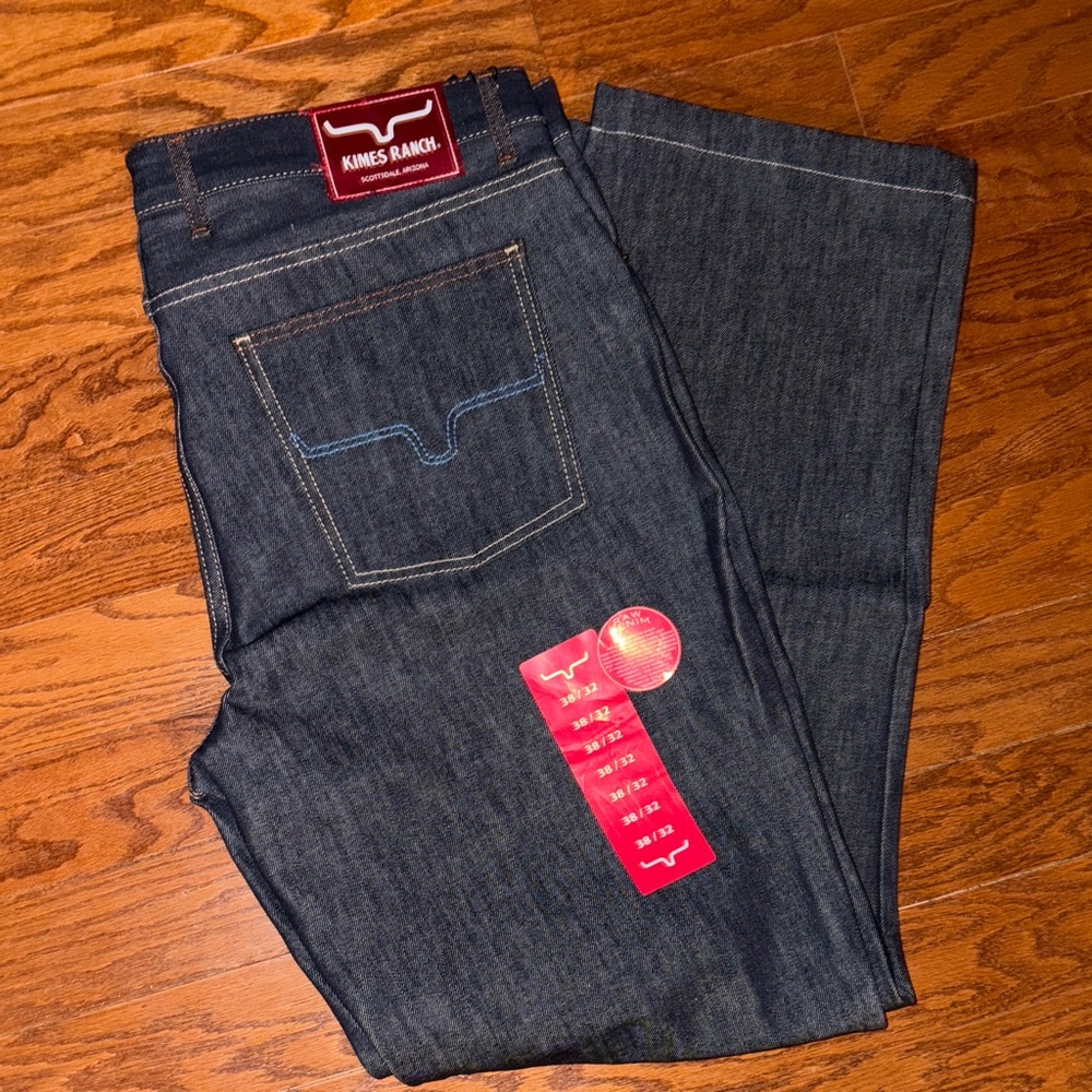Kimes Ranch Men's Indigo Straight Jeans